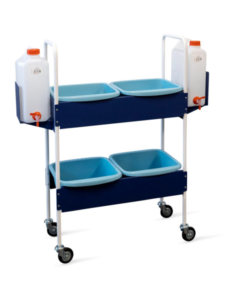 CARRELLO MULTIUSO FOI CON 2 TANICHE