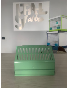 SUPPORTO MANGIATOIA INTERNA VOLIERA CON COPERCHIO ART.87 (col. BIANCO)