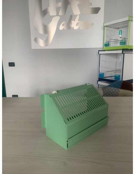 SUPPORTO MANGIATOIA INTERNA VOLIERA CON COPERCHIO ART.87 (col. BIANCO)