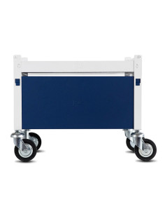 Immagine gabbia Carrello Std Completo 45X40 (Col. Bianco & Blu)
