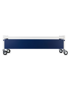 Immagine gabbia Carrello Std Completo 120X33 (Col. Bianco & Blu)