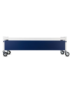Immagine gabbia Carrello Std Completo 120X55 (Col. Bianco & Blu)
