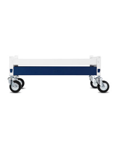 Immagine gabbia Carrello Basso Completo 60X55 (Col. Bianco & Blu)