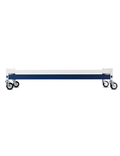 Immagine gabbia Carrello Basso Completo 120X40 (Col. Bianco & Blu)