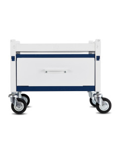 Immagine gabbia Carrello Std H 38 Con Cassetto Completo 45X33 (Col. Bianco & Blu)