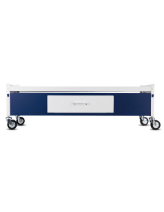 Immagine gabbia Carrello Std H 38 Con Cassetto Completo 120X33 (Col. Bianco & Blu)