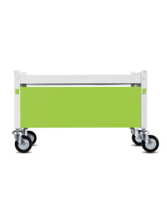 Immagine gabbia Carrello Std Da Aggiunta 60X40 (Col. Bianco & Verde Lime)