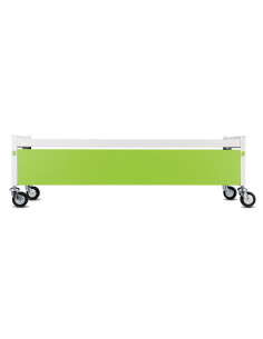 Immagine gabbia Carrello Std Da Aggiunta 120X55 (Col. Bianco & Verde Lime)